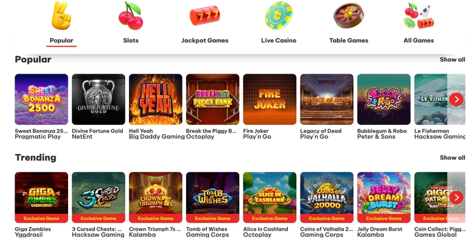 Tuplaus Casino Login